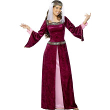 Smiffys Women Maid Marion Adult Sized Costume Burgundy XL - US Size