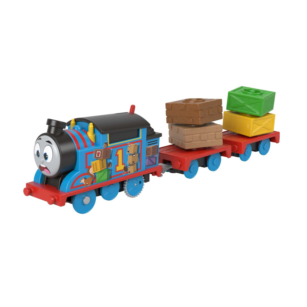 Thomas & Friends Toy Train  Wobble Cargo Thomas Motorized Engine with