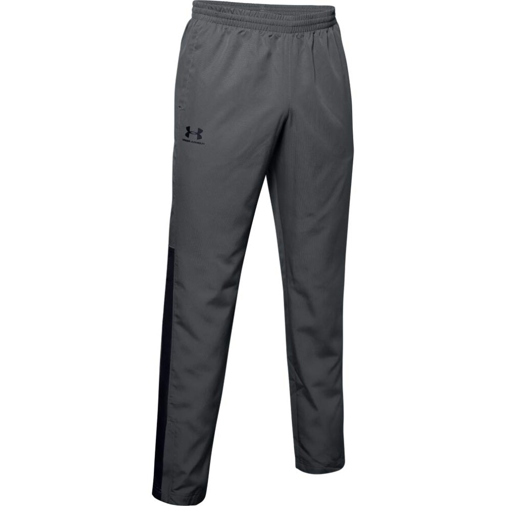 Under Armour Men's Woven Vital Workout Pants   Pitch Gray (012)/Black