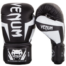 Venum unisex adult Elite boxing gloves Black/White 16oz US
