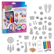 Kit di gioielli Shrinky Dinks per bambini, set di attivit    artistiche e artigianali, giocattoli per bambini dai 5 anni in su di Just Play