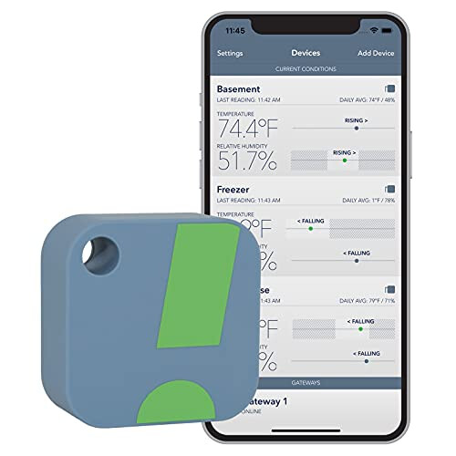 SensorPush HT1 Draadloze Digitale Thermometer/Hygrometer voor iPhone/Android