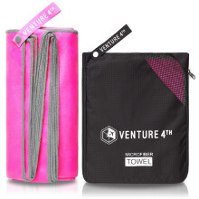 VENTURE 4TH Schnelltrocknendes Mikrofaserhandtuch  geruchsabweisende Hochleistungshandtcher fr Fitnessstudio, Camping, Reisen, Yoga und Strand