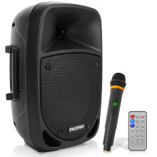 Pyle 800W Portable Bluetooth PA Speaker - 8 Subwoofer LED Battery Ind