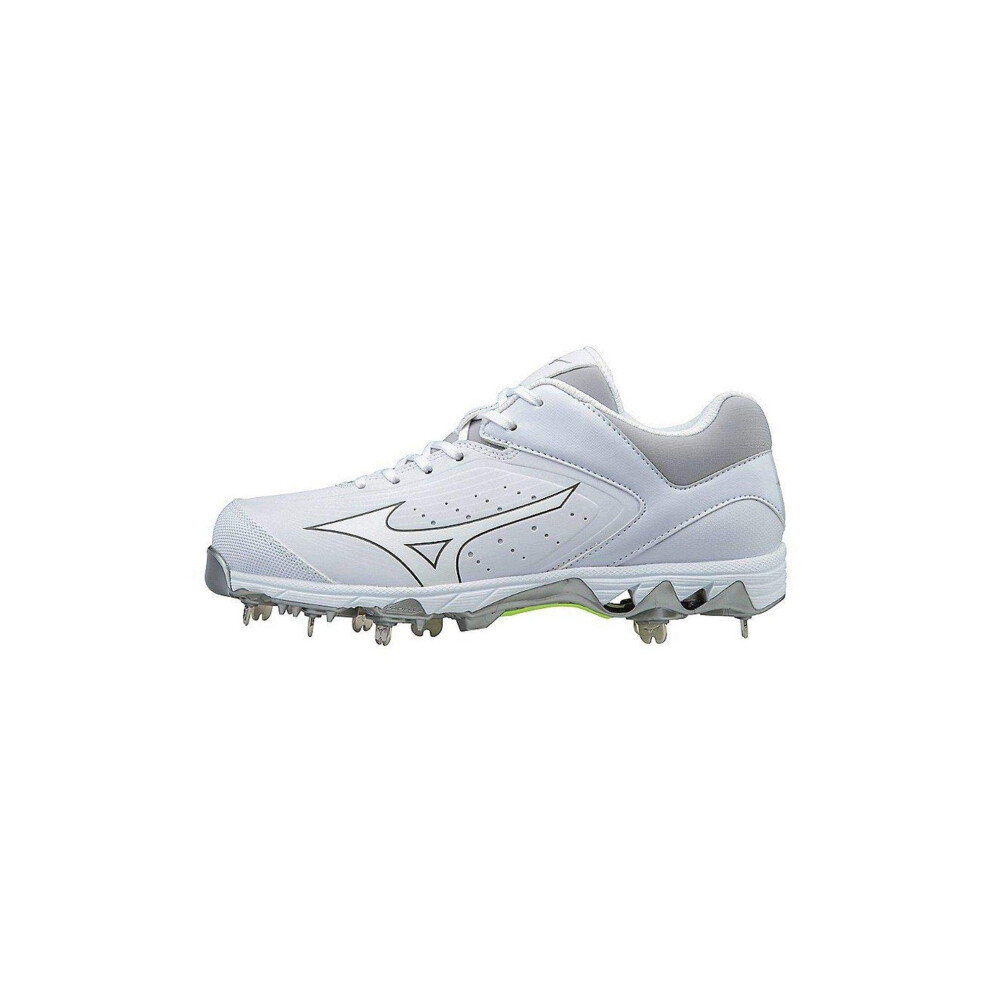 Mizuno Women's Swift 5 Fastpitch Cleat Softball Shoe  White/White  5 B