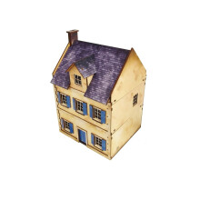 Micro Art Studio: WW2 Normandi?herenhuis 3 HDF voorgelakt terrein