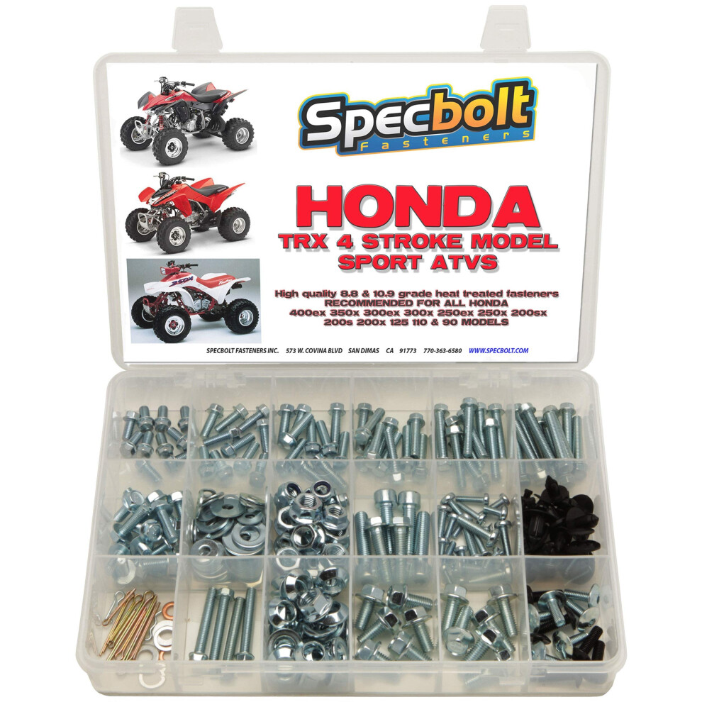 Specbolt Fasteners 250pc Maintenance Restoration OE Spec Motorcycle Bo