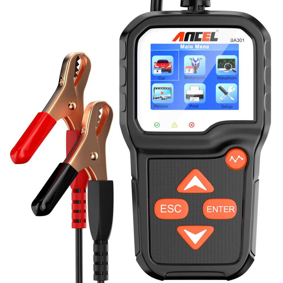 Ancel Ba301 6V 12V Car Battery Tester 100-2000 Cca Automotive Load Te 6976500970140