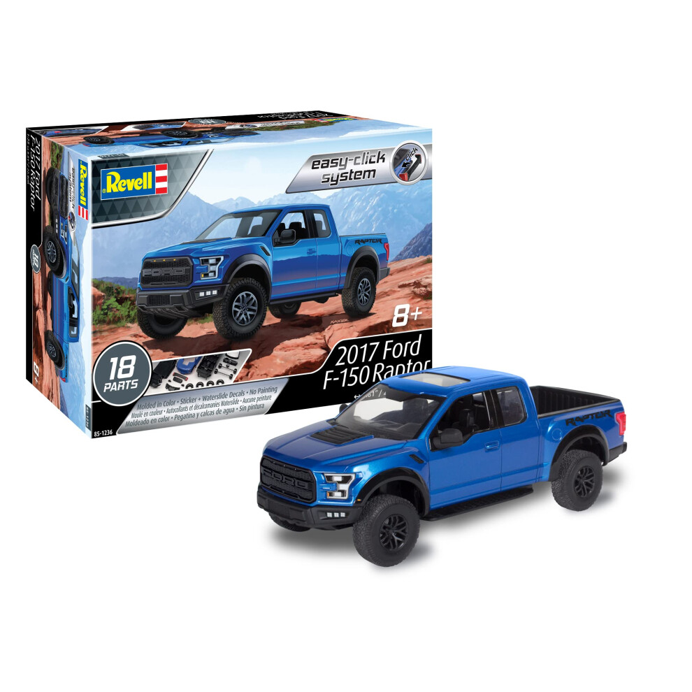 Revell 85-1236 2017 Ford F-150 Raptor 1:25 Scale 18-Piece Skill Level