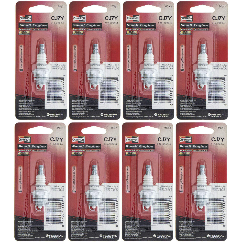 Champion 853 CJ7Y Small Engine Spark Plug Pack of 88