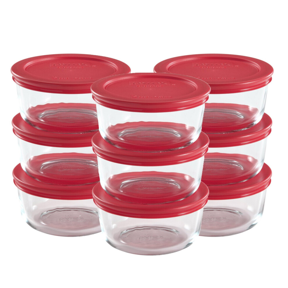 Pyrex 18-Piece Glass Food Storage Set with Lids