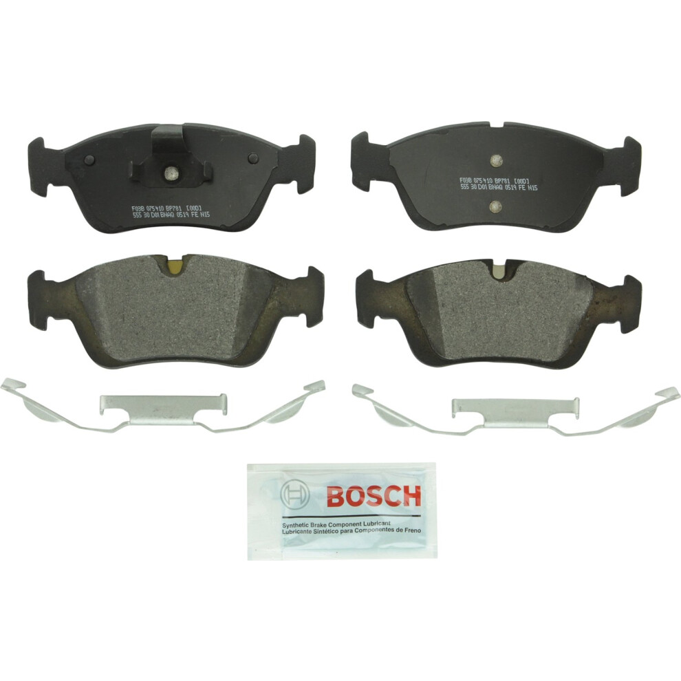 BOSCH BP781 QuietCast Premium Semi-Metallic Disc Brake Pad Set - Compa