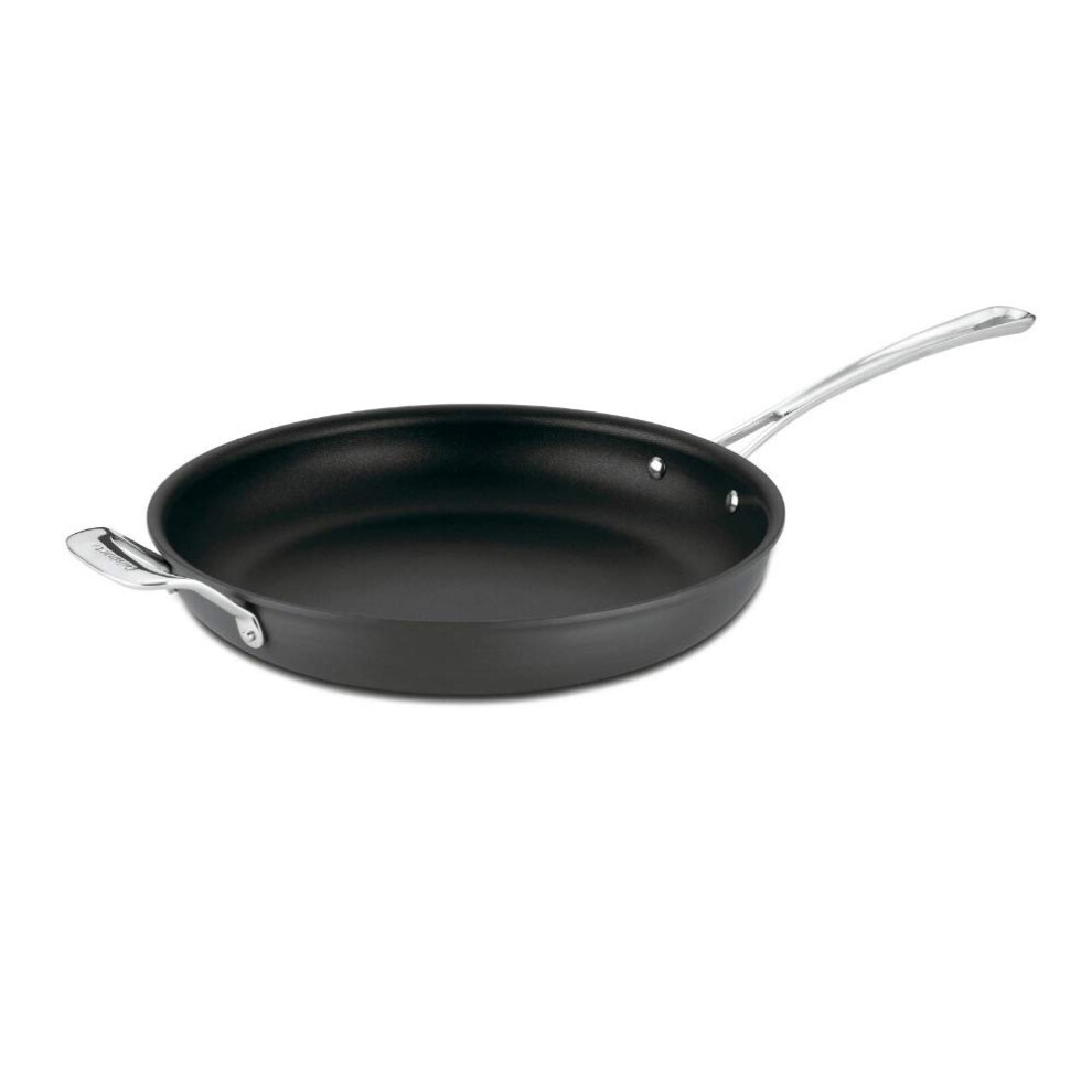 Cuisinart Contour Hard Anodized 12-Inch Open Skillet with Helper Handl