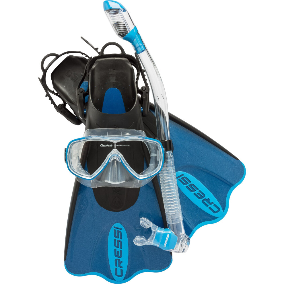 Cressi Palau SAF Set  blue  XS/S