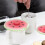 Charles Viancin Silikon Wassermelon Getränkedeckel Set 2 Stück, Pink 3