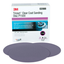 Disco de Lijado 3M 02088 Trizact Hookit 6" P1500 para Acabado