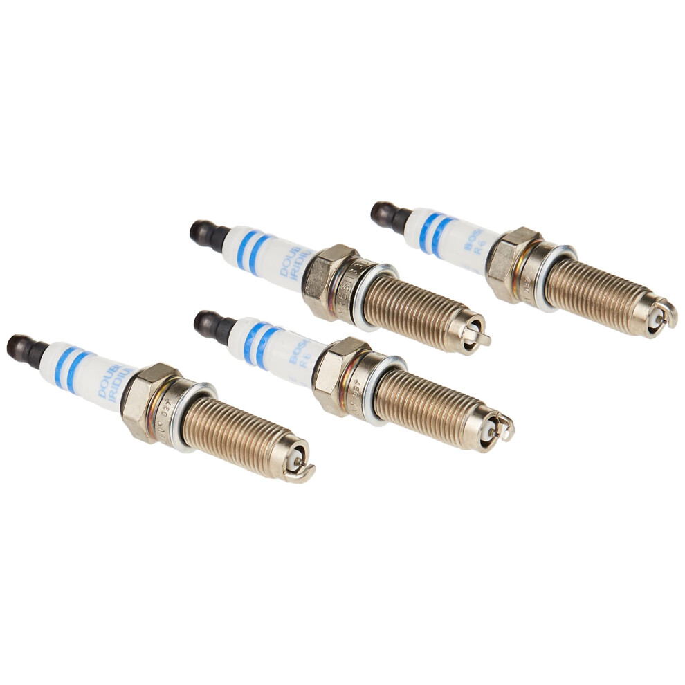 BOSCH 9619 OE Fine Wire Double Iridium Spark Plug - Pack of 4