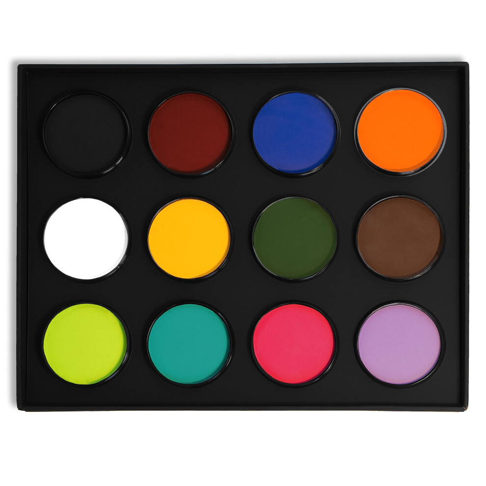 Mehron Makeup Paradise Makeup AQ ProPalette - 12 Colors