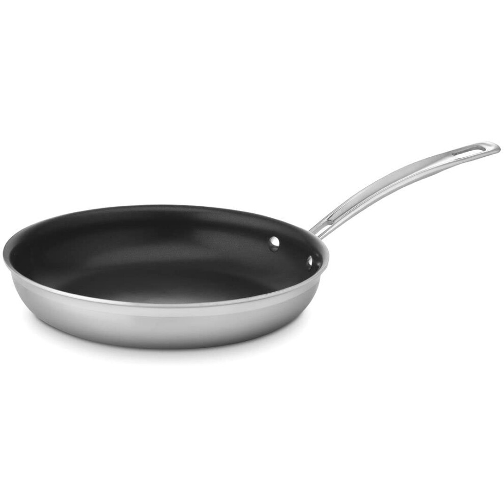 Cuisinart MultiClad Pro 10"" Open Skillet  Inch  Non Stick Stainless S