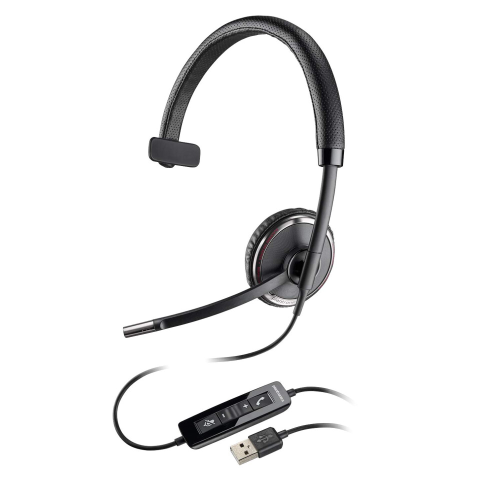 Plantronics Blackwire 510 USB Headset  On-Ear Mono Headset  Wired