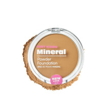 Ruby Kisses Mineral Pressed Powder Foundation Medium til fuld d?kning Naturlig finish 0,35 ounce (gylden honning)