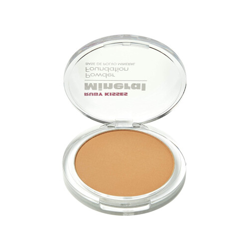 Ruby Kisses Mineral Pressed Powder Foundation  Medium to Full Coverage 1