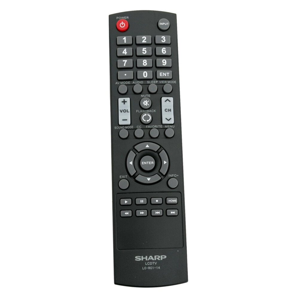 Original TV Remote Control for SHARP LCD HDTV LC-RC1-14 LCRC114