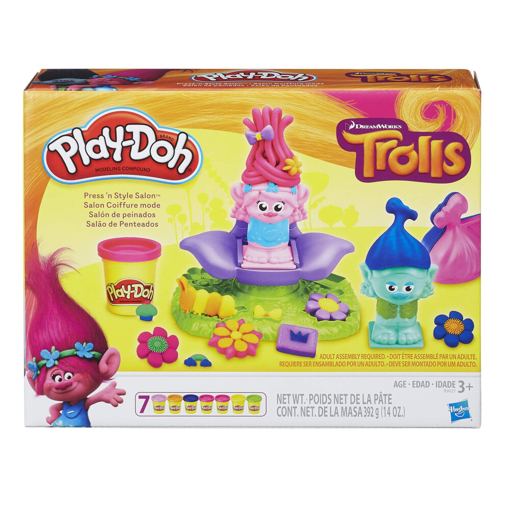 Play-Doh Trolls Press N Style Salon Model Kit