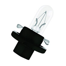 OSRAM 12V 1.2w Bulb short black socket BMW cluster 2351MFX6