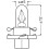 OSRAM OSRAM 12V 1.2w Bulb short black socket BMW cluster 2351MFX6 5
