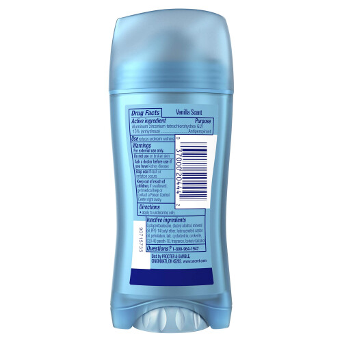 Secret Scent Expressions Anti-Perspirant Deodorant Invisible Solid, Va Va Vanilla 2,60 oz (Pack van 2) 1