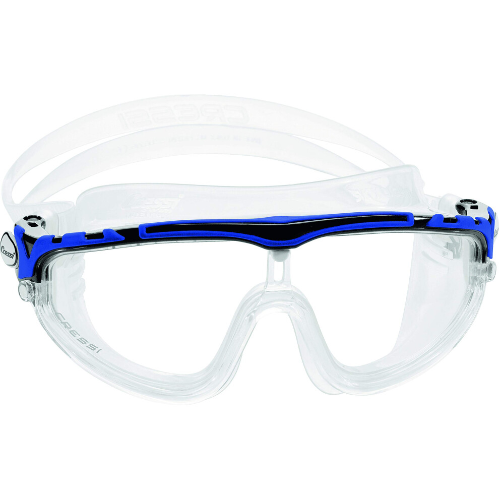 Cressi Skylight  Clear-Black/Blue  Clear Lens [Duplicate]