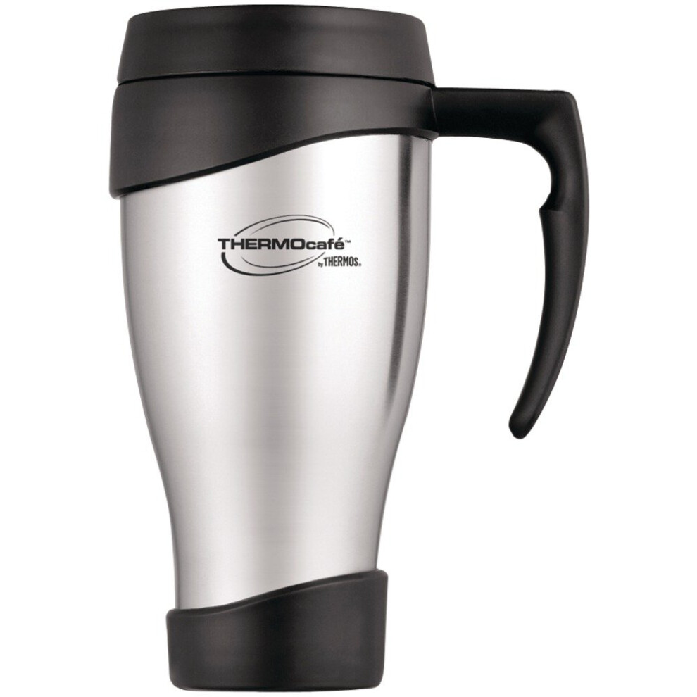 Thermos Foam Travel Mug  1 Count (Pack of 1)  Black