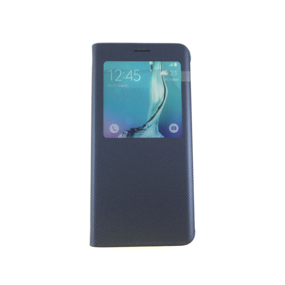 SAMSUNG Galaxy S6 Edge+ S-View Flip Cover Blue EF-CG928PBEGUS