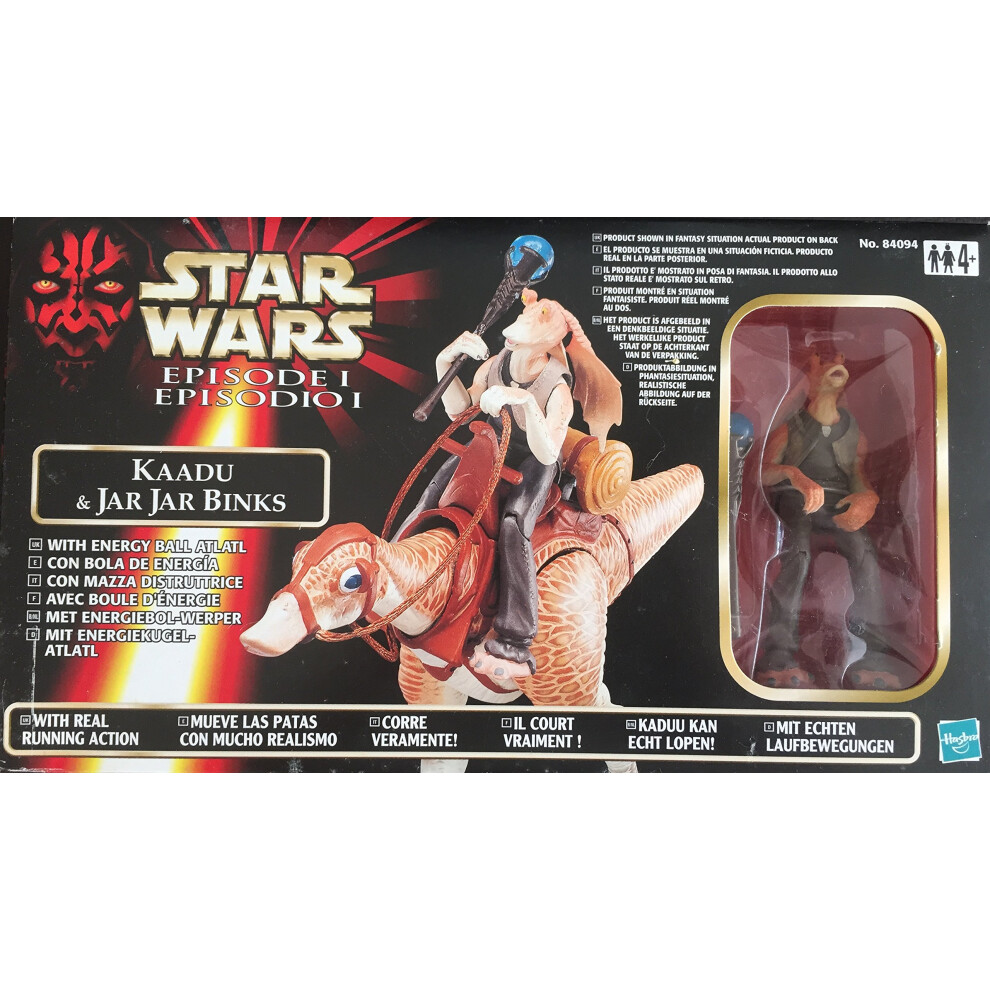 Star Wars Kaadu and Jar Jar Binks Playset Episode I