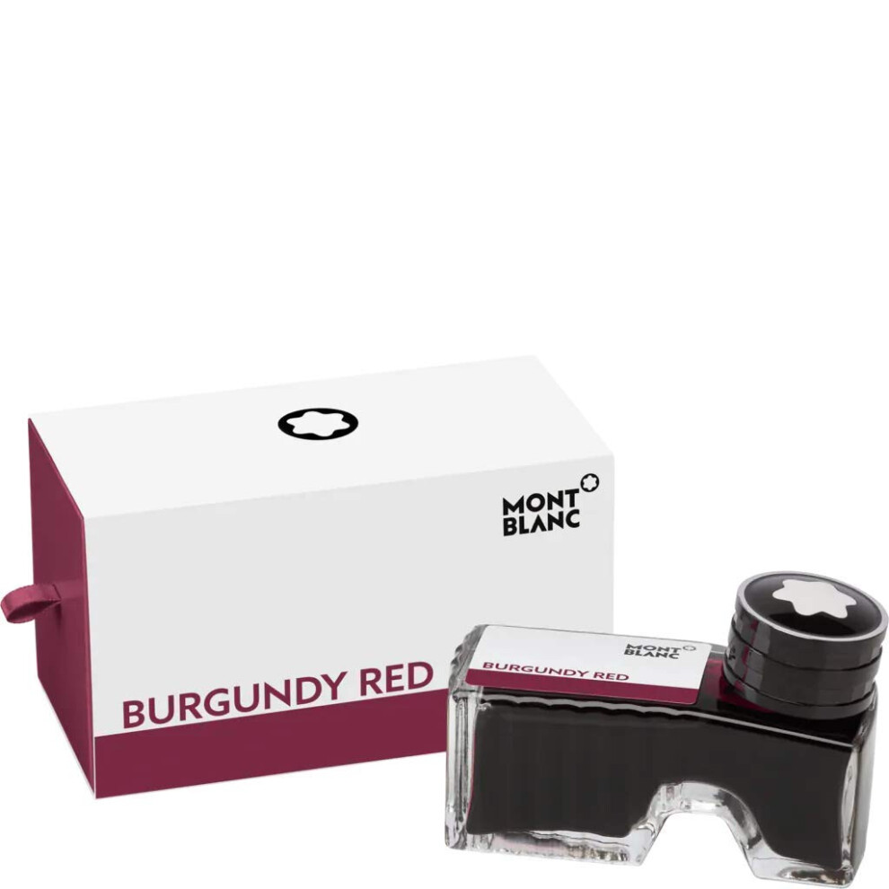 Montblanc Ink Bottle Burgundy Red 105198 - Premium-Quality Refill Ink