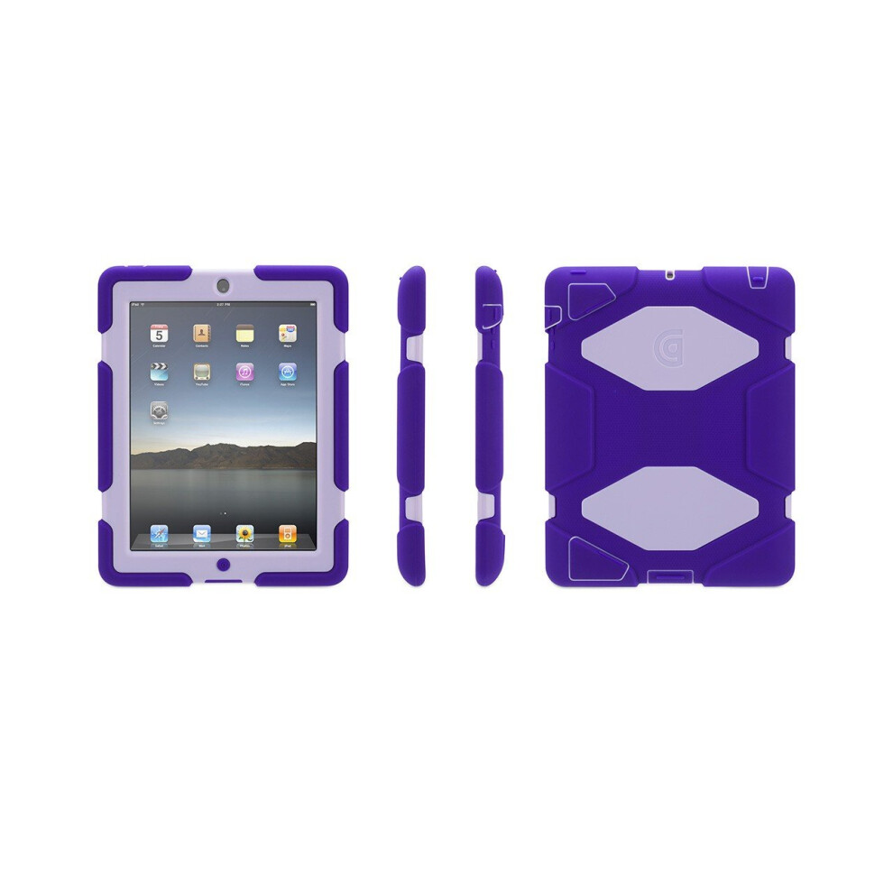 Griffin Survivor Case for iPad 2/3 - Purple and Lavender (GB35452-2)