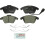 Bosch BOSCH BC1107 QuietCast Premium Φρένα - Συμβατό με Audi A3, TT, VW Beetle, Bora, CC, Eos, Golf 2
