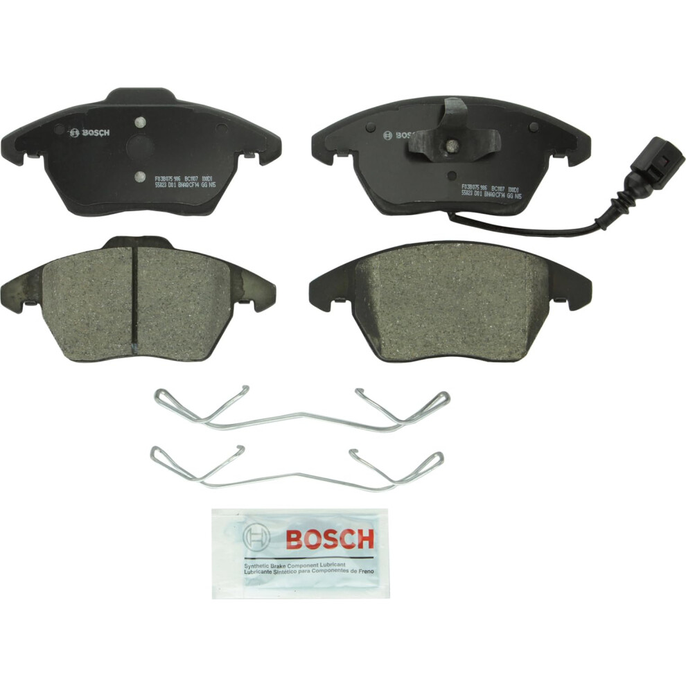 BOSCH BC1107 QuietCast Premium Ceramic Disc Brake Pad Set - Compatible