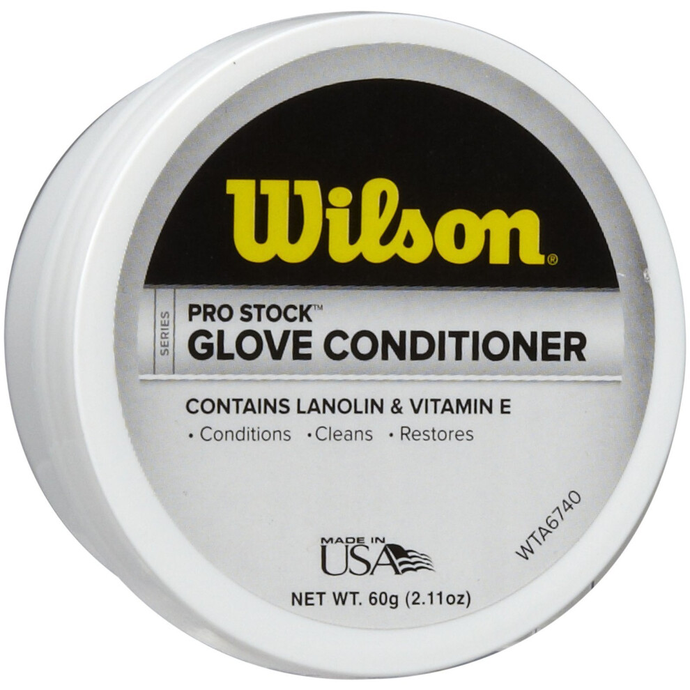 Wilson Pro Stock baseball  softball Glove Conditioner White  One Size