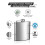 Hip Flask Holding 6 oz - Pocket Size  Stainless Steel  Rustproof  Scre 2
