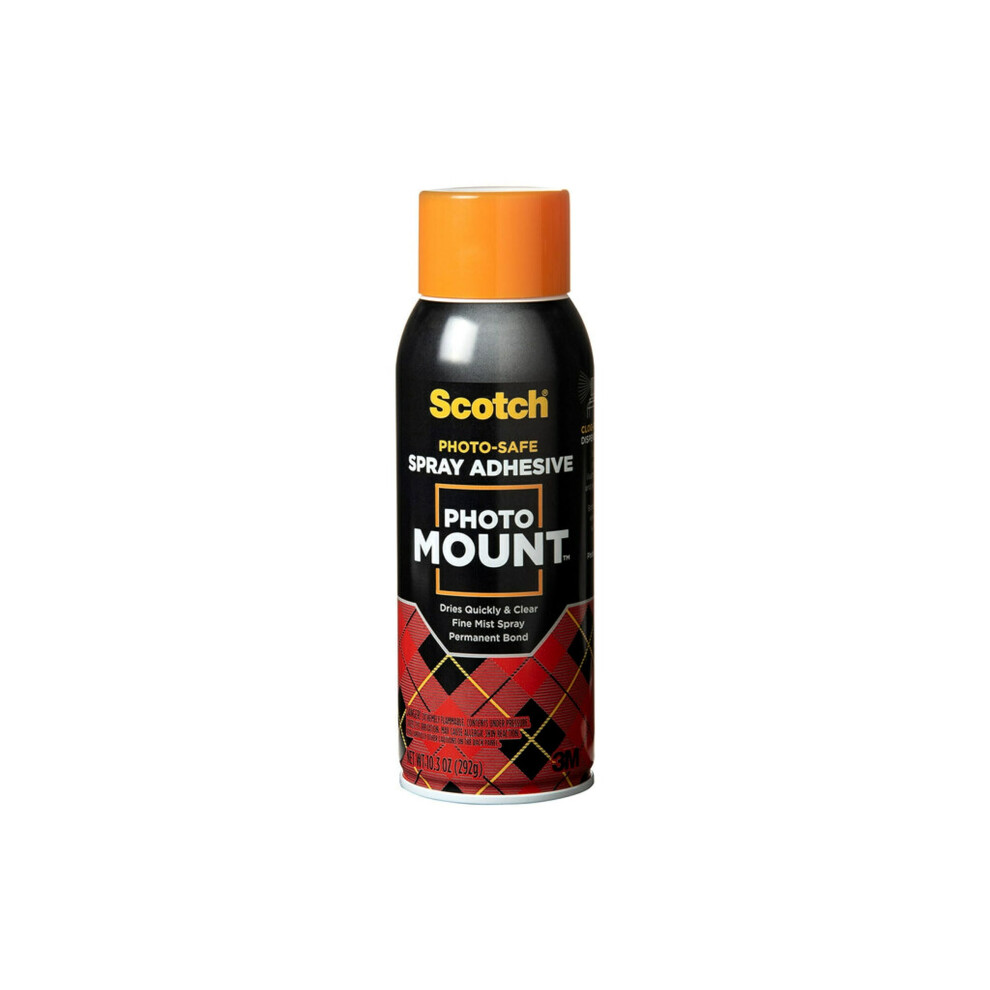 Scotch Photo Mount Adhesive  10.3oz  Safe for Color Photos  Illustrati