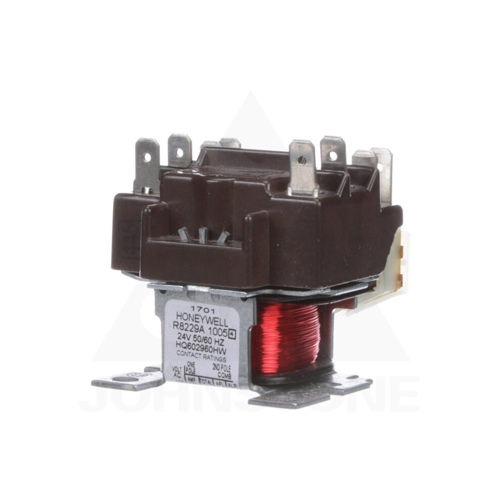 Honeywell  Inc. R8229A1005 Electric Heat Relay  24 Vac  DPST