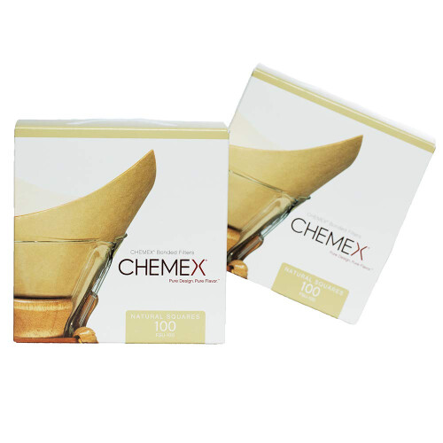 Chemex Chemex Bonded Filter - Natural Square - 100 Count (Pack of 2) - Exclus 1