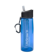 LifeStraw Go Water Filter Bottle with 2-Stage Integrated Filter Straw
