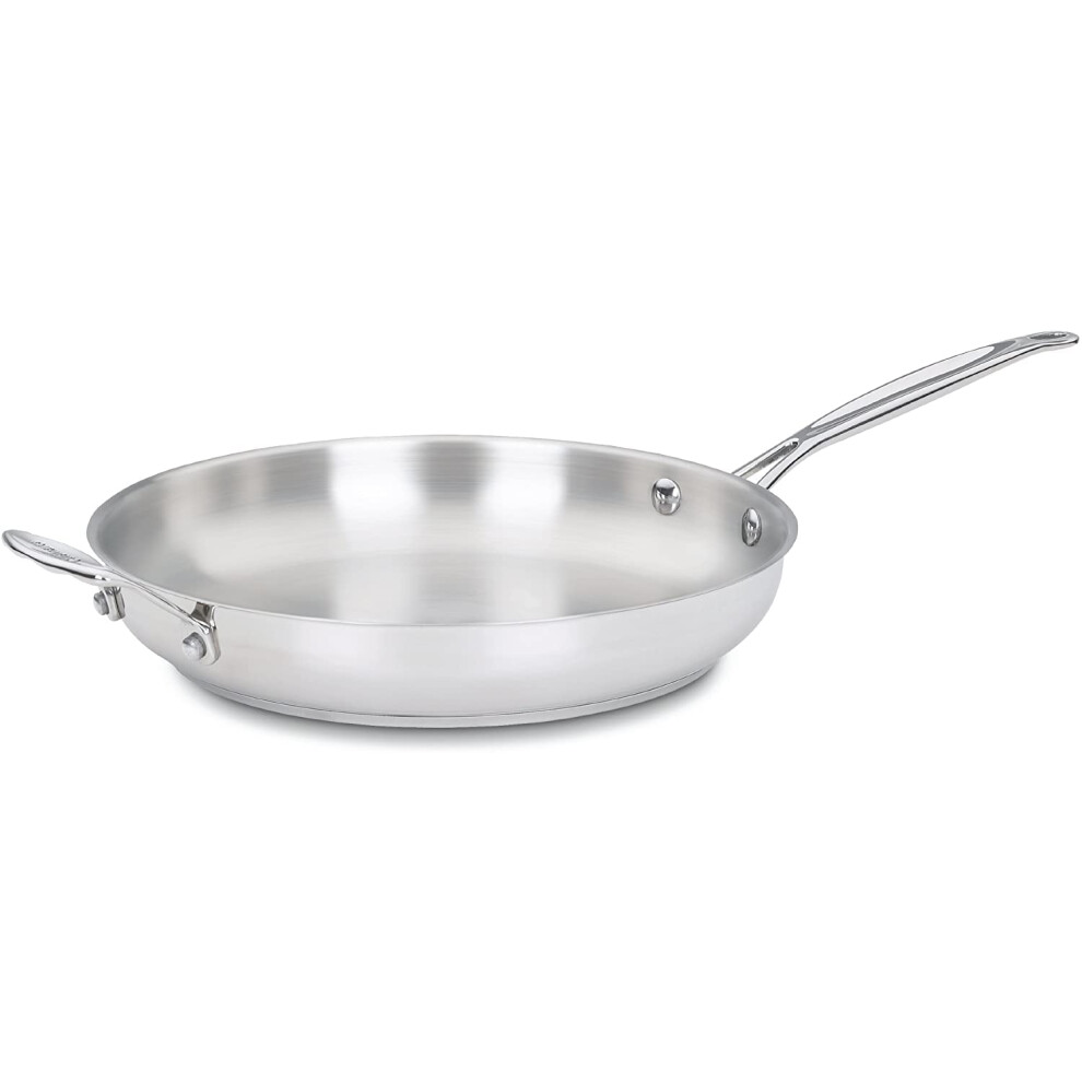 Cuisinart 722-30H Chef's Classic Stainless 12-Inch Open Skillet with H