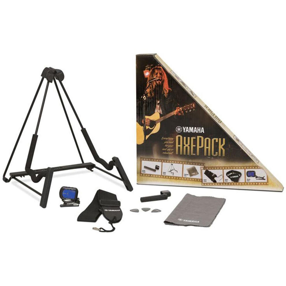 Yamaha Axe Pack Guitar Accessory Kit for Electric & Acoustic Guitar Bl