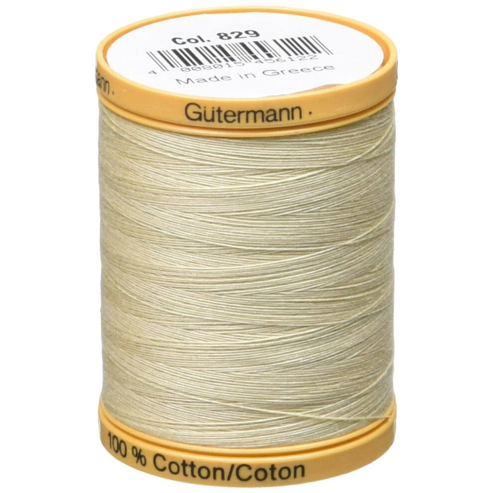 Gutermann Natural Cotton Thread Solids 876yd  Cream