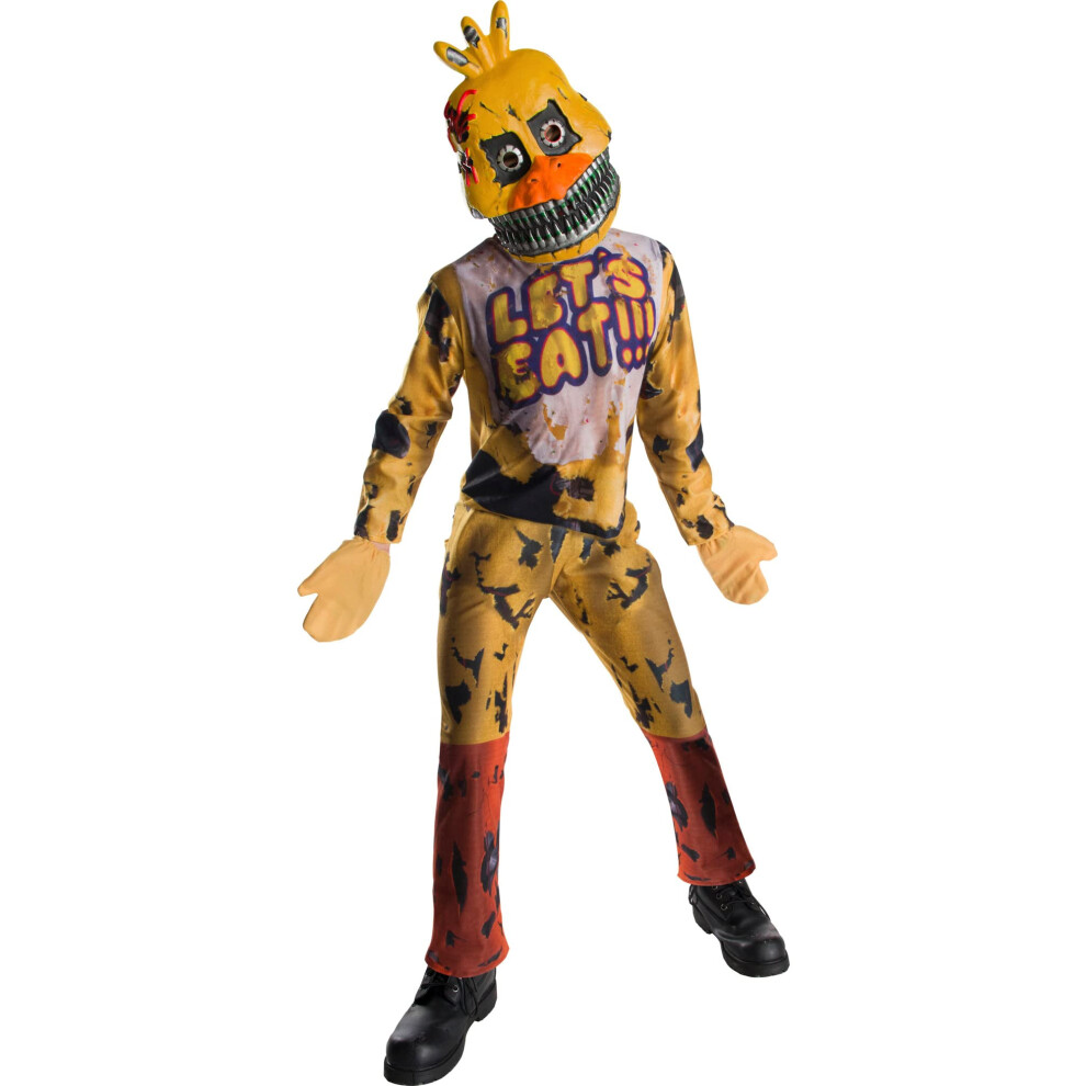 Rubie's 630621-L Boys Five Nights at Freddy's Nightmare Chica The Chic