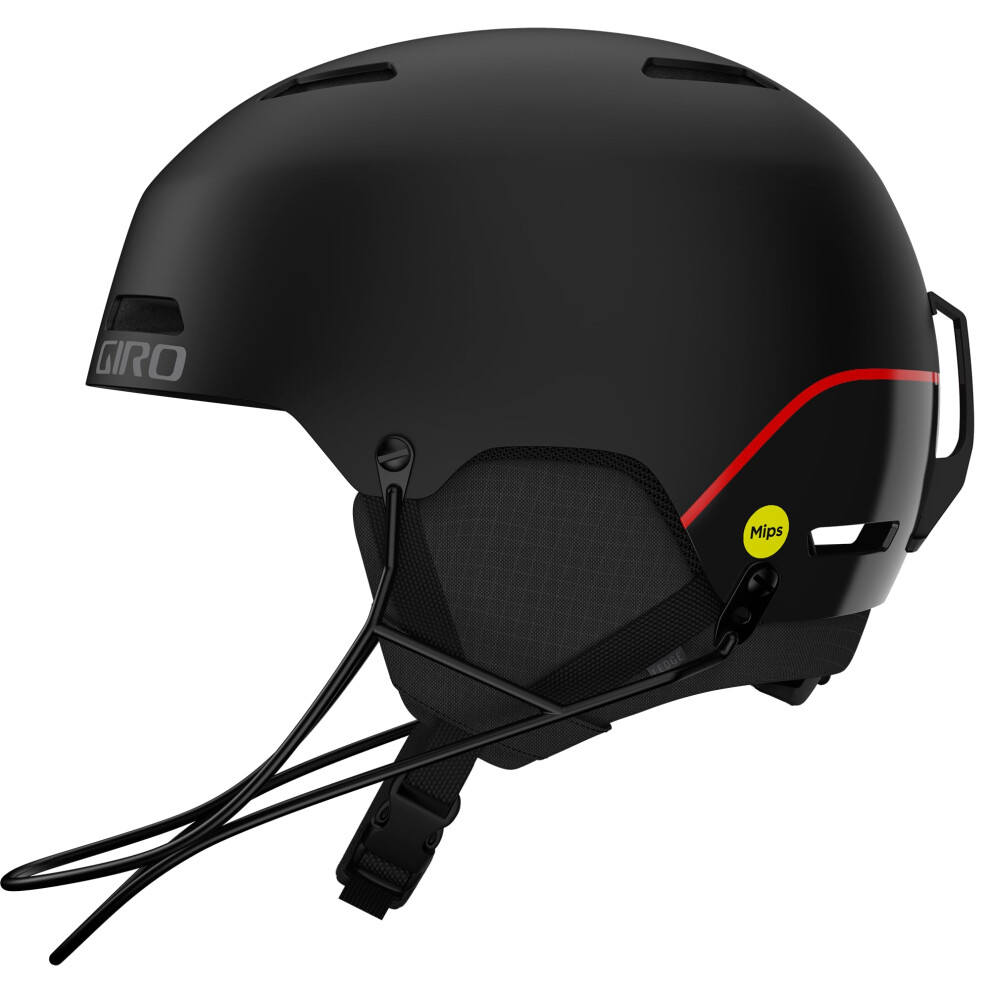 Giro Ledge SL MIPS Ski Race Helmet for Men  Women & Youth - Matte Blac